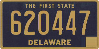 DE license plate 620447
