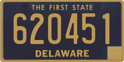 DE license plate 620451
