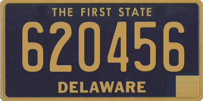 DE license plate 620456