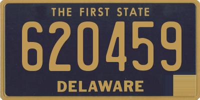 DE license plate 620459