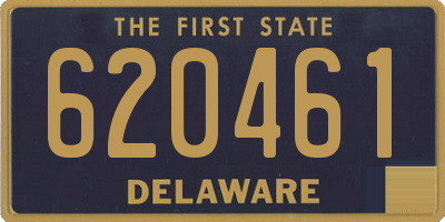 DE license plate 620461