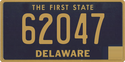 DE license plate 62047