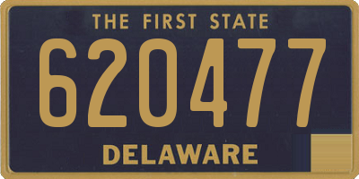 DE license plate 620477