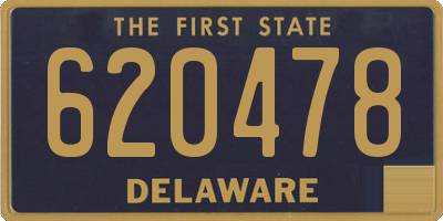 DE license plate 620478