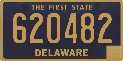 DE license plate 620482
