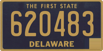 DE license plate 620483