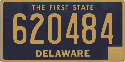 DE license plate 620484