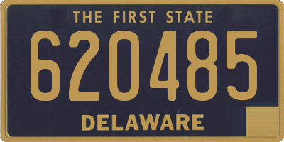 DE license plate 620485