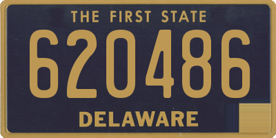 DE license plate 620486