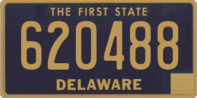 DE license plate 620488