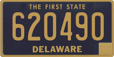 DE license plate 620490