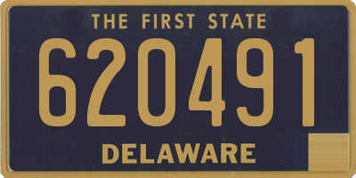 DE license plate 620491