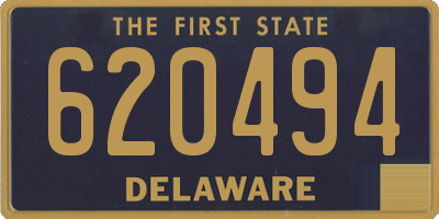 DE license plate 620494