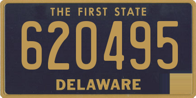 DE license plate 620495