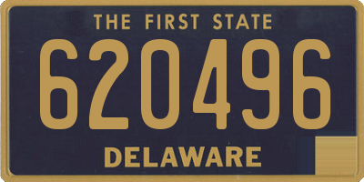 DE license plate 620496
