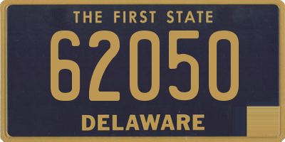 DE license plate 62050