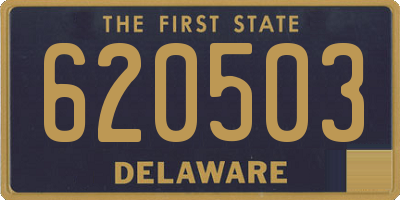 DE license plate 620503