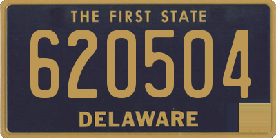 DE license plate 620504