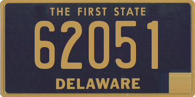 DE license plate 62051