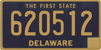 DE license plate 620512