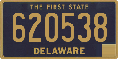DE license plate 620538