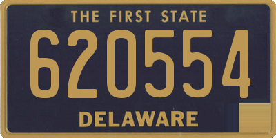 DE license plate 620554