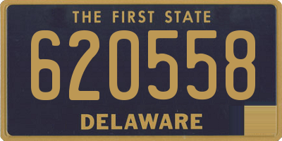 DE license plate 620558