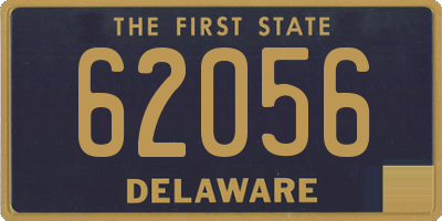 DE license plate 62056