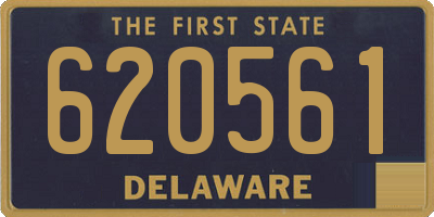 DE license plate 620561
