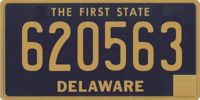 DE license plate 620563
