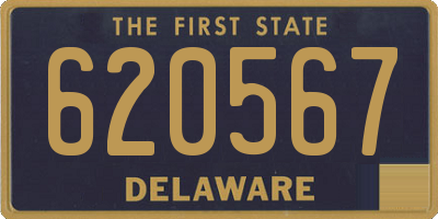 DE license plate 620567