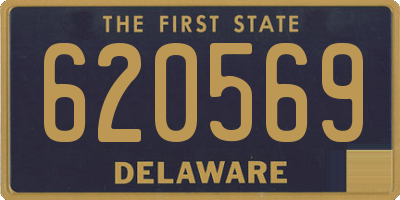 DE license plate 620569