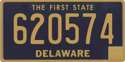 DE license plate 620574