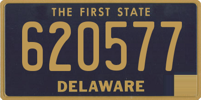 DE license plate 620577