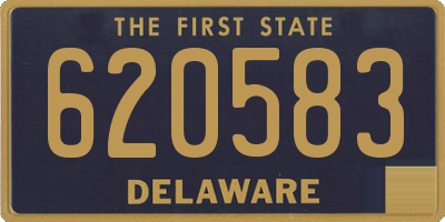 DE license plate 620583