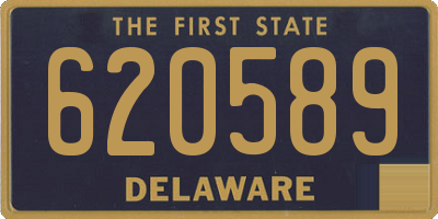 DE license plate 620589