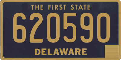 DE license plate 620590