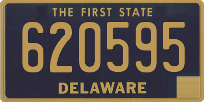 DE license plate 620595