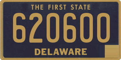 DE license plate 620600