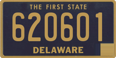 DE license plate 620601