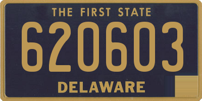 DE license plate 620603