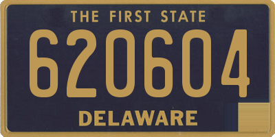 DE license plate 620604