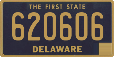DE license plate 620606