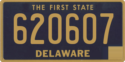 DE license plate 620607