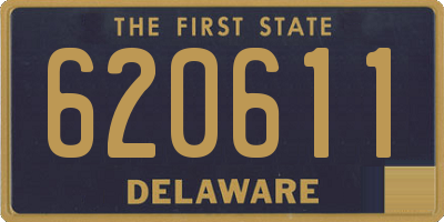 DE license plate 620611