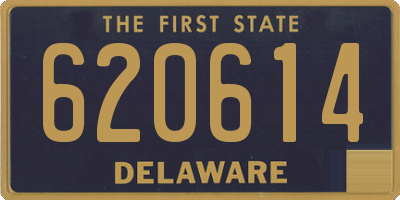 DE license plate 620614