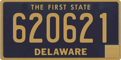DE license plate 620621