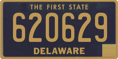 DE license plate 620629