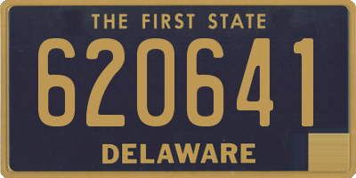 DE license plate 620641