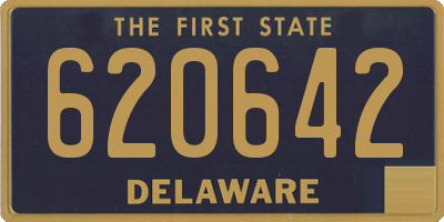 DE license plate 620642